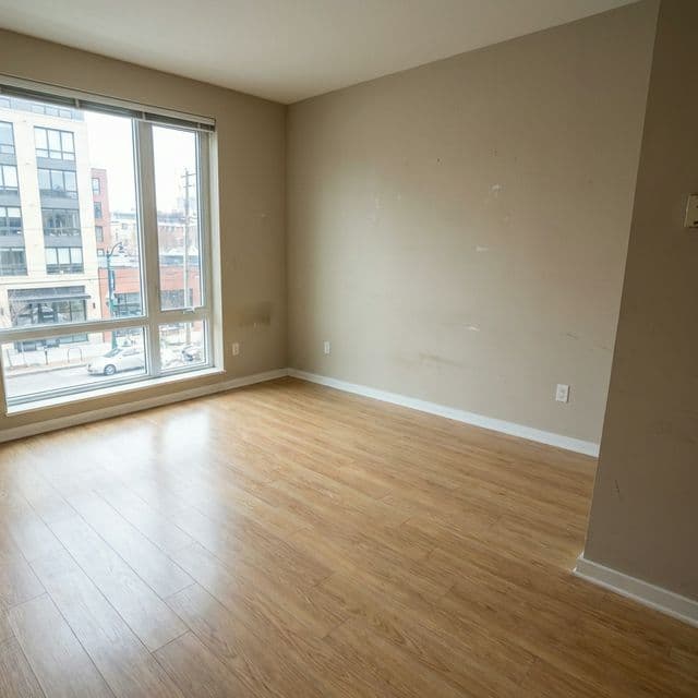 Before painting: Modern Apartment Interior Painting in Stratford in Stratford, London