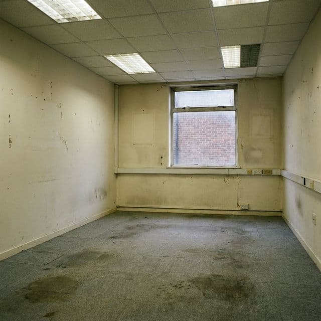 Before painting: Office Suite Redecoration in Stratford in Stratford, London