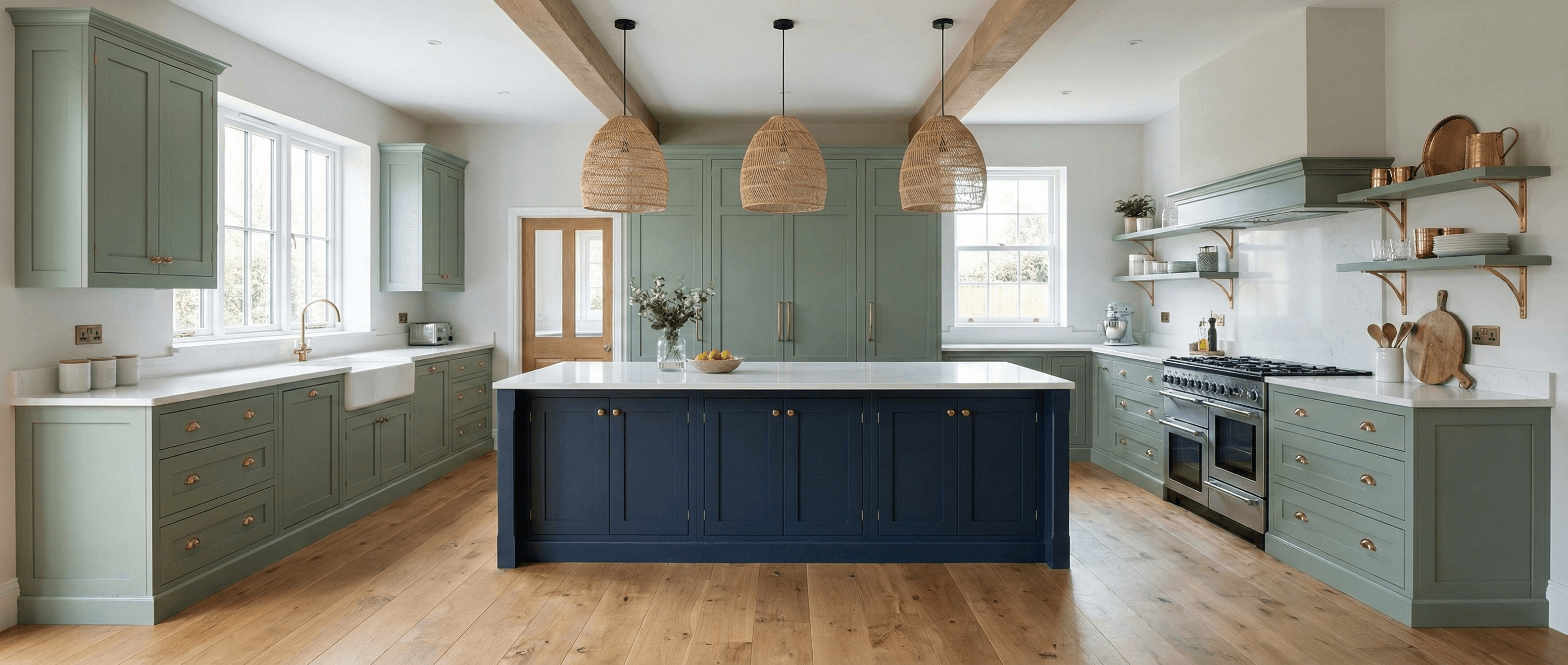 Kitchen Cabinet Spraying